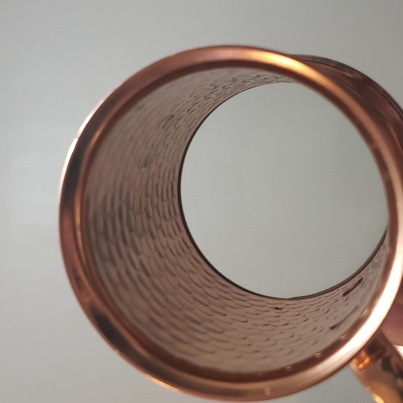 Copper clear bottom beer mug circa 1970 made in Hong kong - Picture 4 of 5